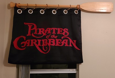 Pirates of the Caribbean curtain